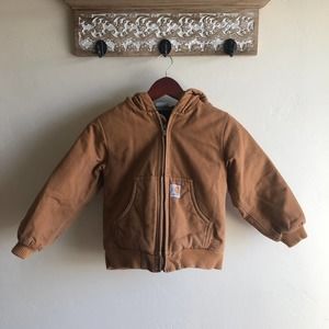 Carhartt Brown Zip Up Insulated Jacket